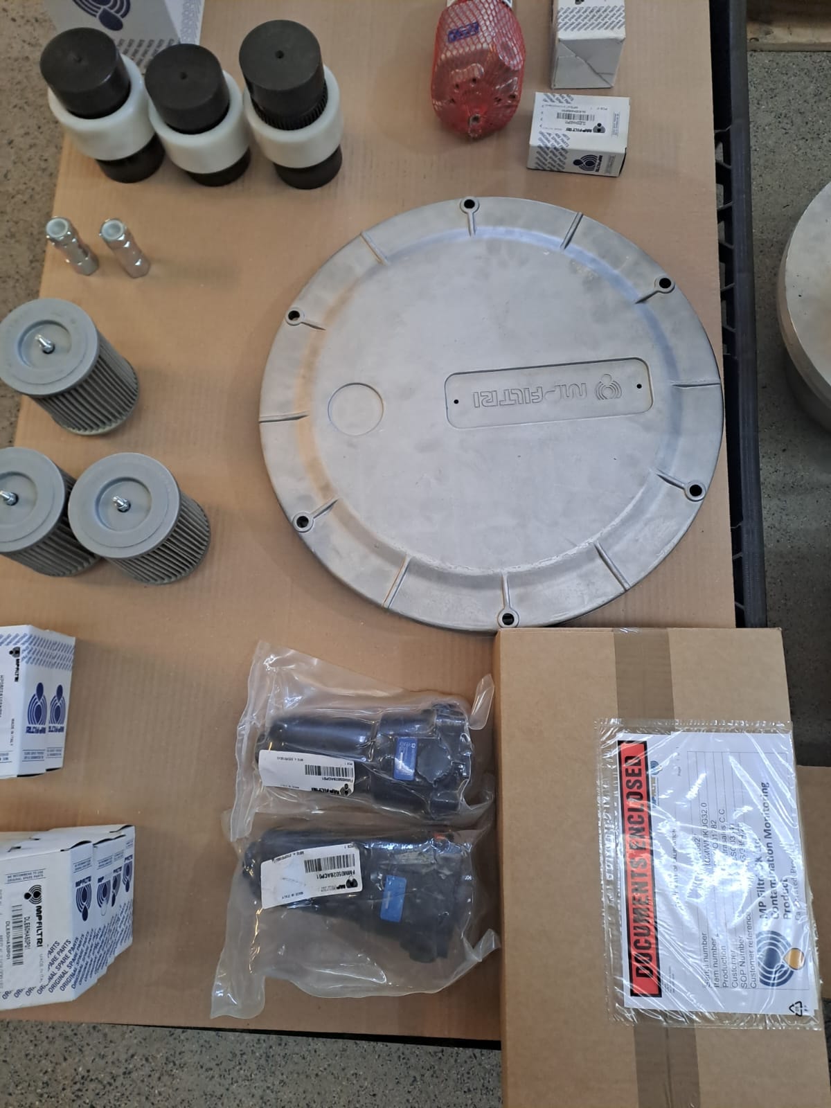 Hydraulic spare parts and filtration components supplied by MSG