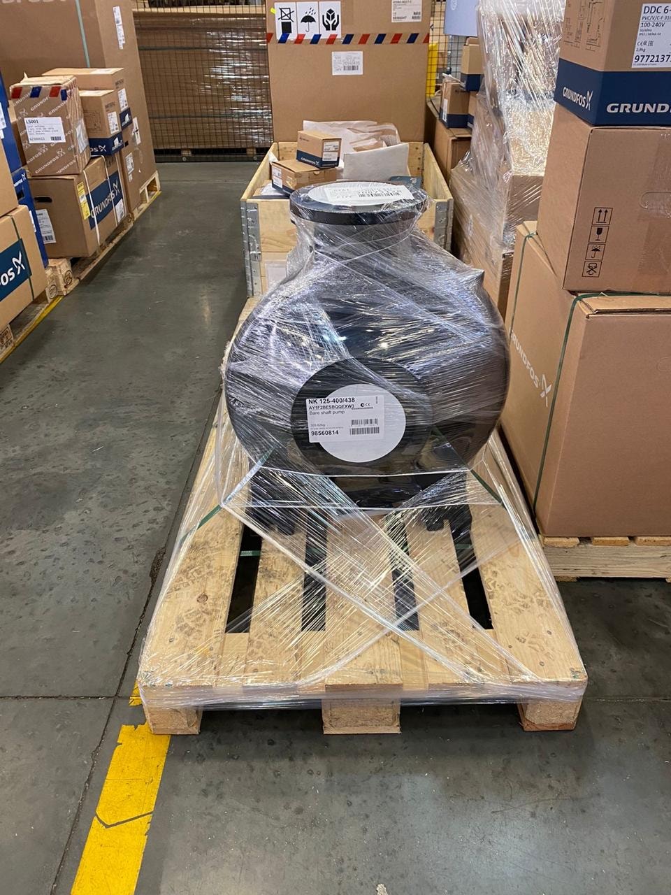 Grundfos dewatering pump — side profile, supplied for mining application