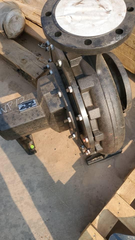 Grundfos dewatering pump — front view, mine water management system